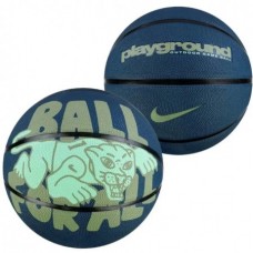 М'яч баскетбольний Nike Everyday Playground 8P GRAPHIC DEFLATED BLUE/ALLIGATOR/BLACK/GREEN розмір 7
